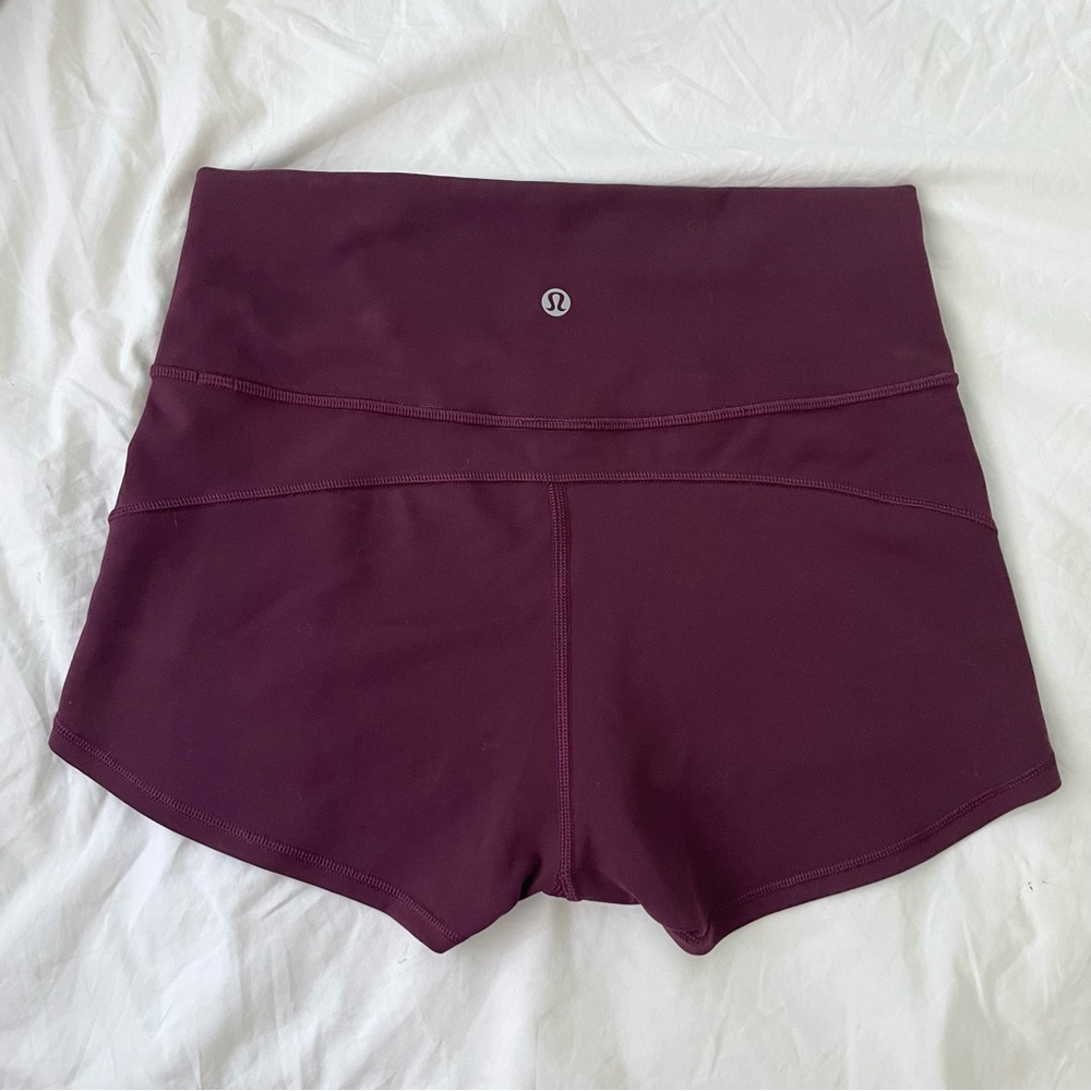 lululemon athletica Plum High-Rise Performance Shorts - Picture 5 of 8